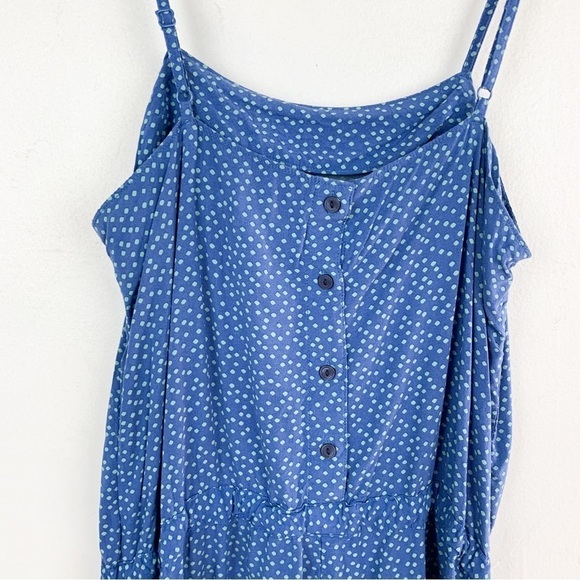 Levi’s Polka Dot Blue Romper Sz S - Picture 4 of 9